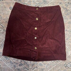 Corduroy Skirt